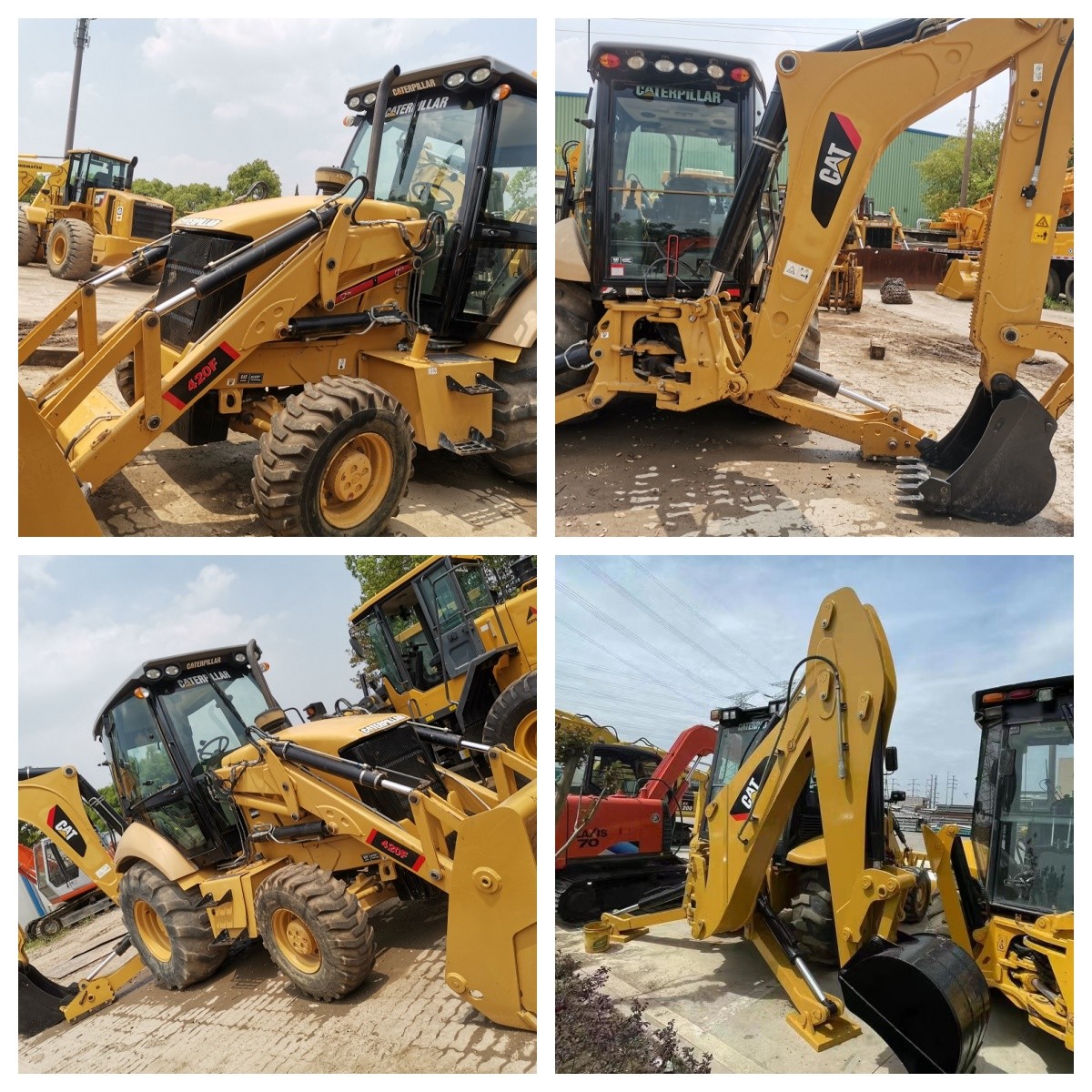 Loader Digging High-Performance Digging & Loading / CAT 420F Used Backhoe Loader