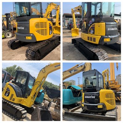 Used Komatsu PC55 Excavator Digger Zero Tail Swing Excellent Condition