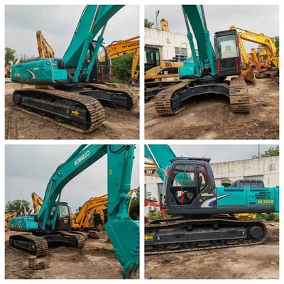 KOBELCO SK350D Used Excavator For Sale 35-Ton Class Low Hours Well-Maintained Long Reach Cab AC Ready To Work