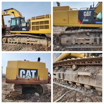 Used CAT 349D2L Excavator - Long Reach Low Hours Excellent Condition 50-Ton Class Ready For Deep Excavation