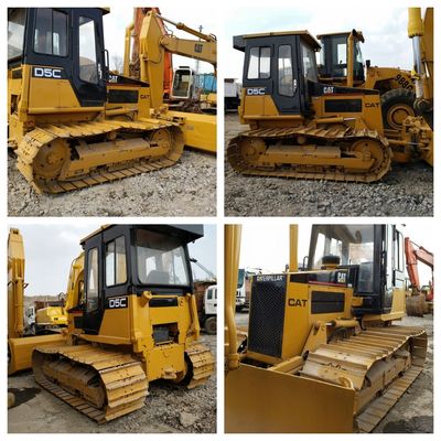 Cat D5C Used Bulldozer Tracks No Leaks 105 HP 78kW For Land Clearing Projects