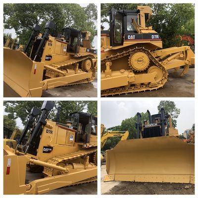 Land Clearing Cat D7R Used Bulldozer 354 HP With SU Blade