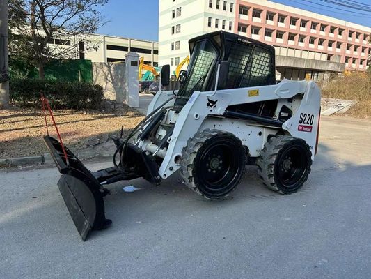 Turbocharged Diesel Engine Used Skid Loader BOBCAT S220 74HP 55kW
