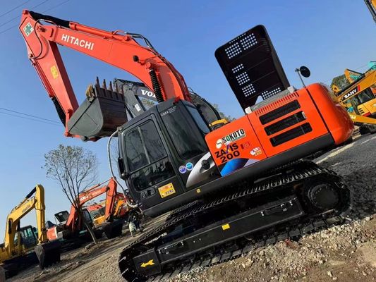 Used Crawler Excavator HITACHI ZX200 low hours,original brand