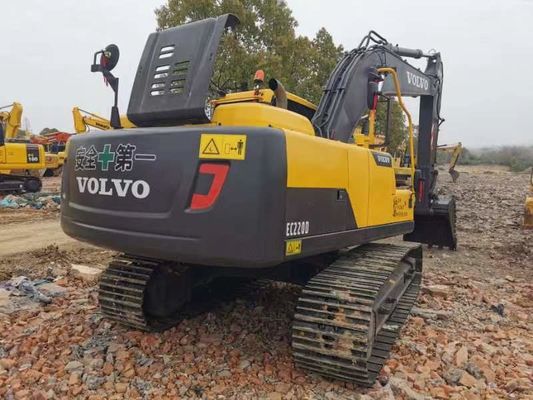 Used Crawler VOLVO EC220D Excavator with 0.8–1.8 m3 Bucket Capacity
