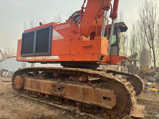 Used Crawler Excavator HITACHI EX1200 90% new,low hours,original brand
