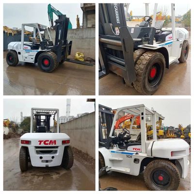 Used TCM 100 Forklift Recent Overhaul Save 25% On Fuel For Industrial Facilities