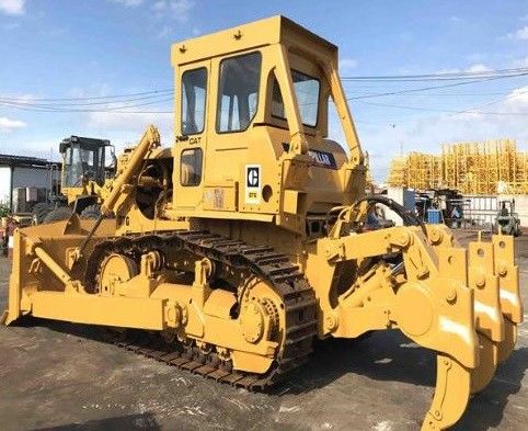 Hydraulic Used Bulldozer D7G With 115KW / 154 HP 6 Cylinder Engine