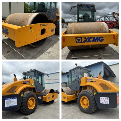 Used XCMG XS223J Vibratory Roller 22 Ton 2.13m Drum Width