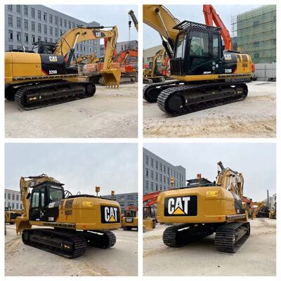 Used CAT 320D 20 Ton Medium Excavator 103 kW Diesel Engine 0.80 m³ Bucket Crawler Excavator Second Hand