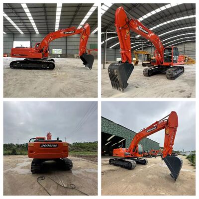 Used Doosan DX225LC 22 Ton Medium Excavator 124 kW Diesel Engine 0.90 m³ Bucket Crawler Excavator Second Hand