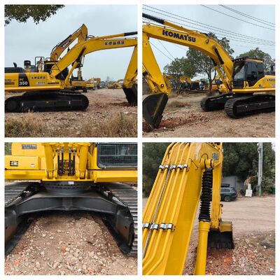 Used Komatsu PC350LC-8 35 Ton Large Excavator 198 kW Diesel Engine 1.60 m³ Bucket Crawler Excavator Second Hand